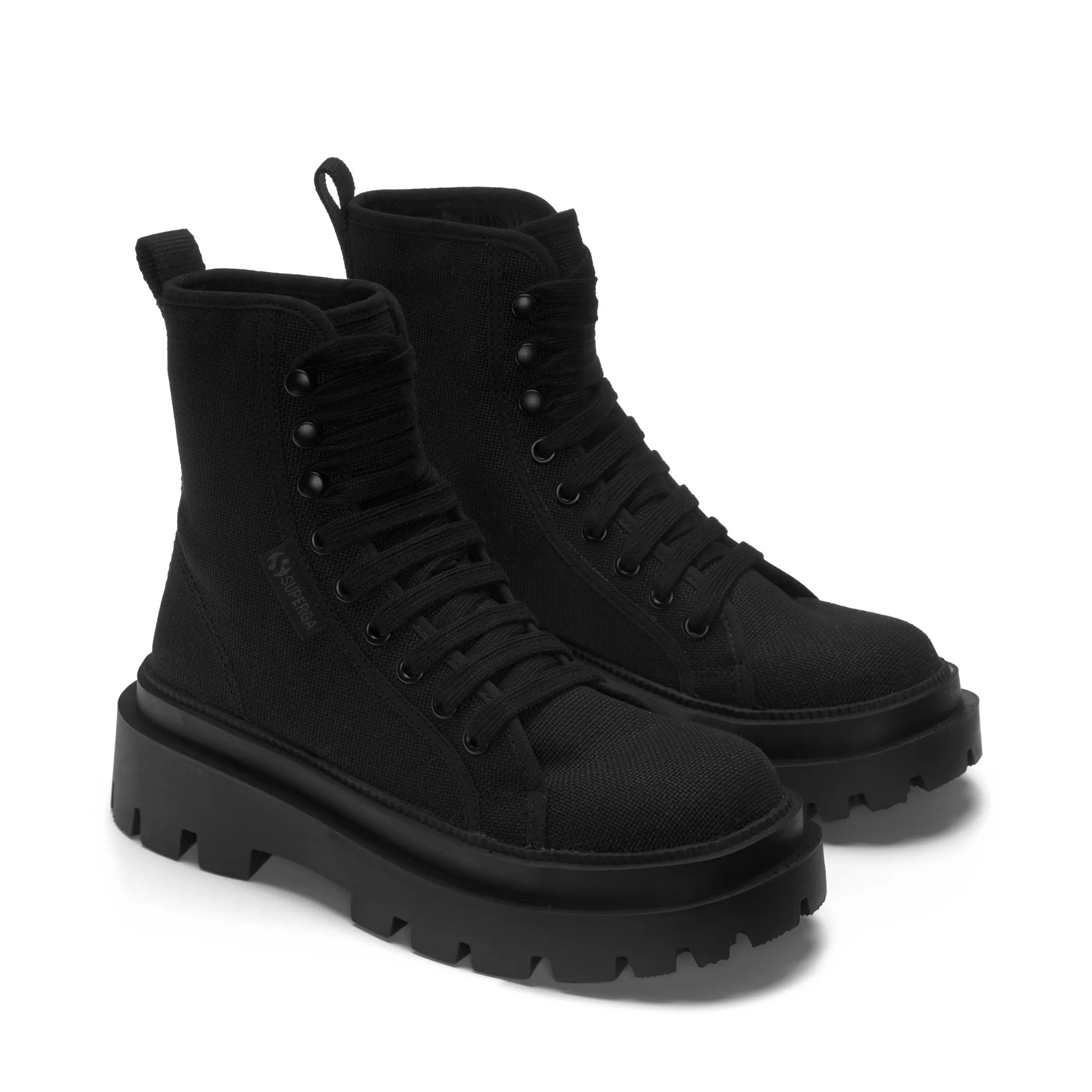 3051 ALPINA APEX HIGH - Ankle Boots - Laced - Woman - TOTAL BLACK