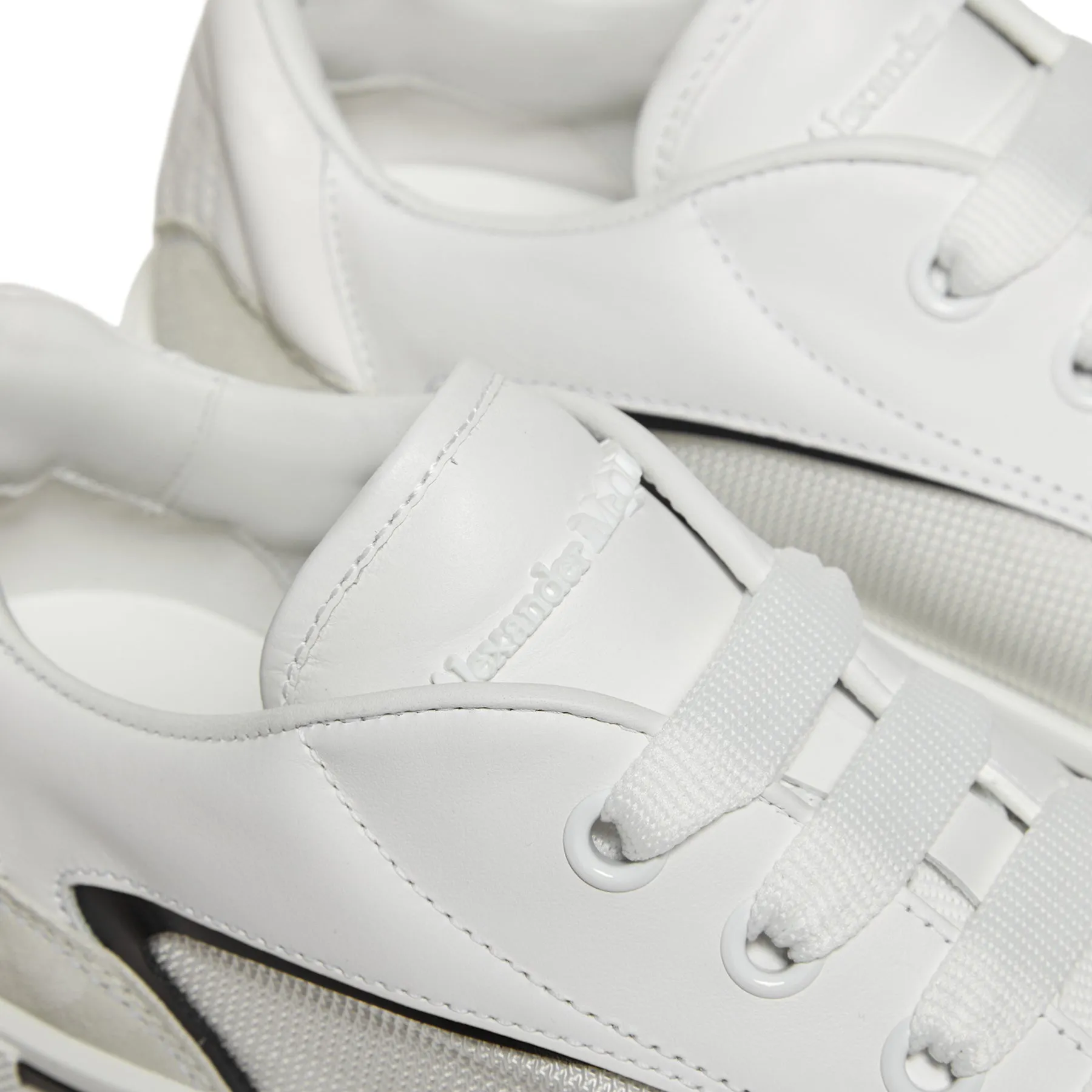 Alexander McQueen Skate Deck Plimsoll (White/Black)