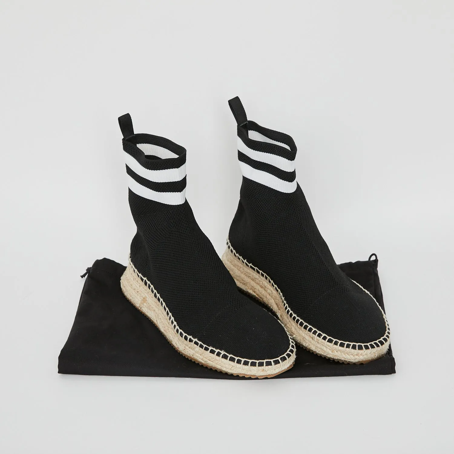 ALEXANDER WANG Dylan Knit Sock Sneakerdrille Sz 38