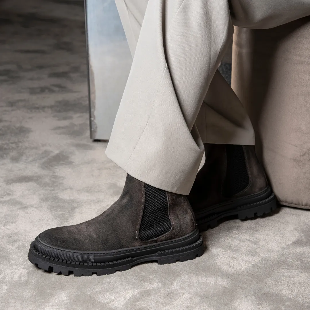 Ankle Boots | Black | In Suede