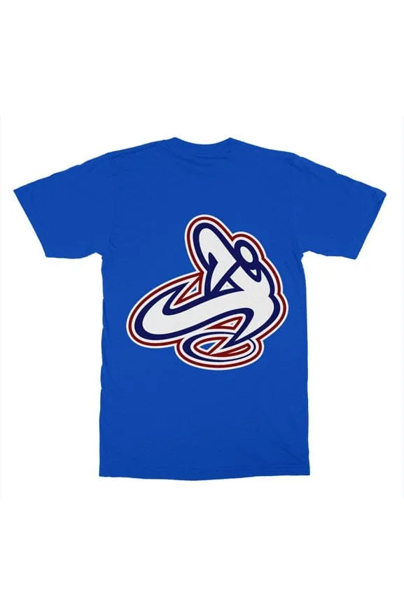 Athletic Apparatus royal blue rwb v2 mens t shirt