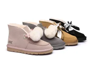 Australian Shepherd® UGG Ribbon Pom Pom Boots Doreen