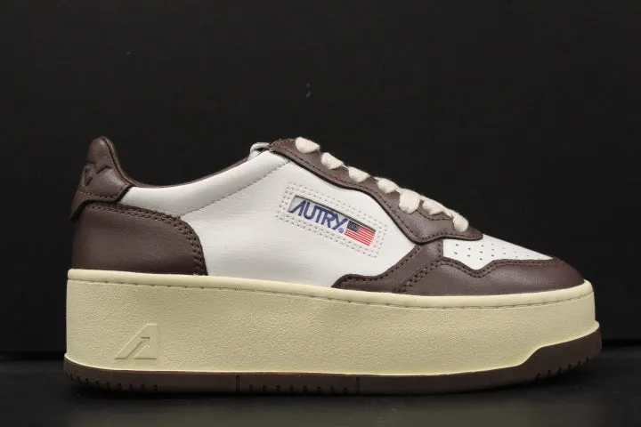 AUTRY MEDALIST PLATFORM SNEAKER CHESNUT