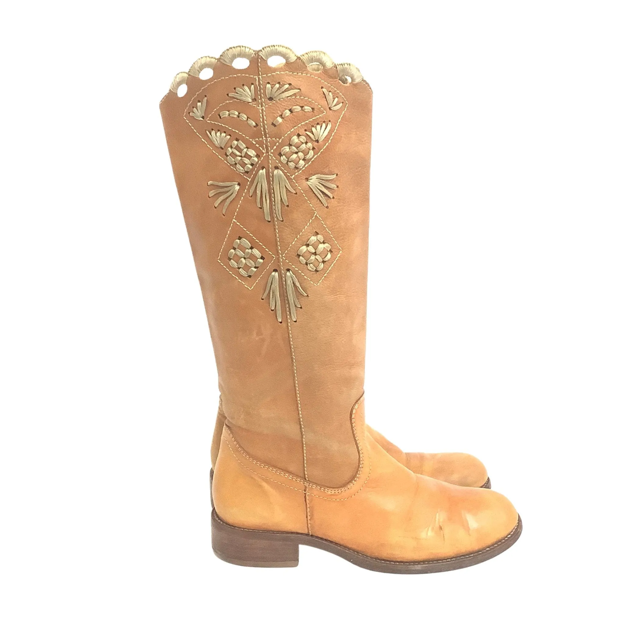 BCBG Embroidered Boots