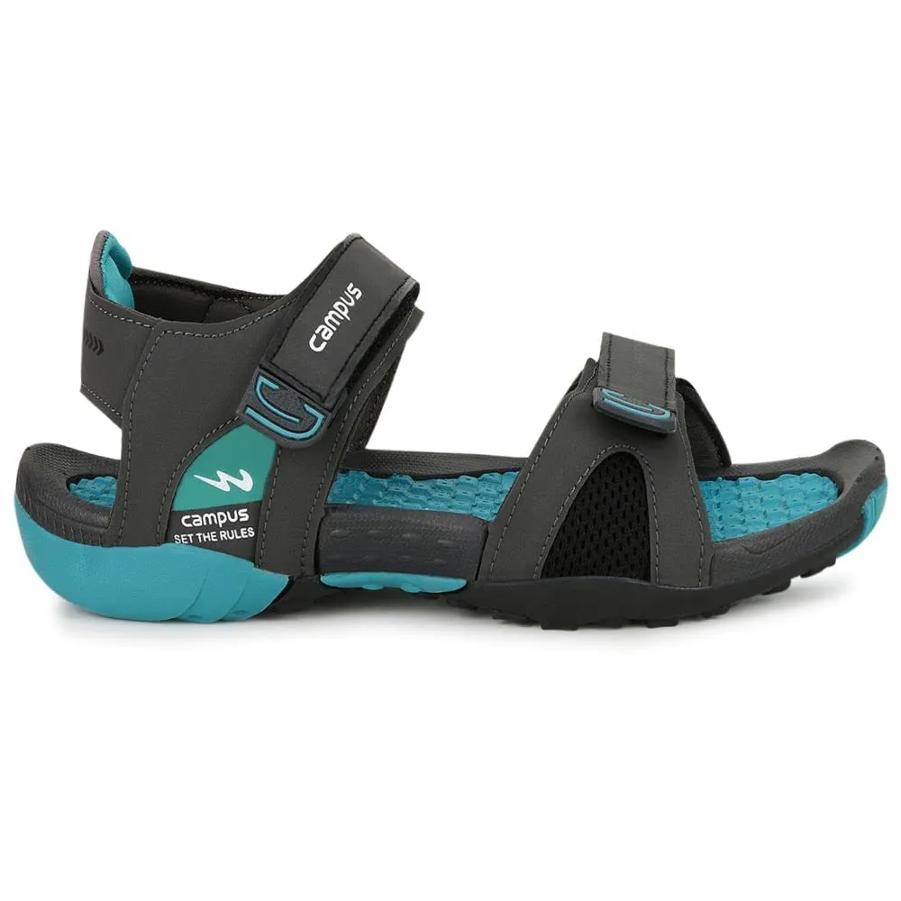 Campus Men's 2GC-18 D.Gry/T.BLU Sports Sandals - 9UK/2GC-18
