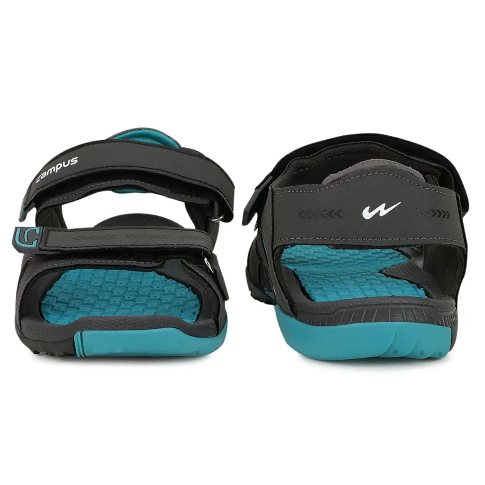 Campus Men's 2GC-18 D.Gry/T.BLU Sports Sandals - 9UK/2GC-18