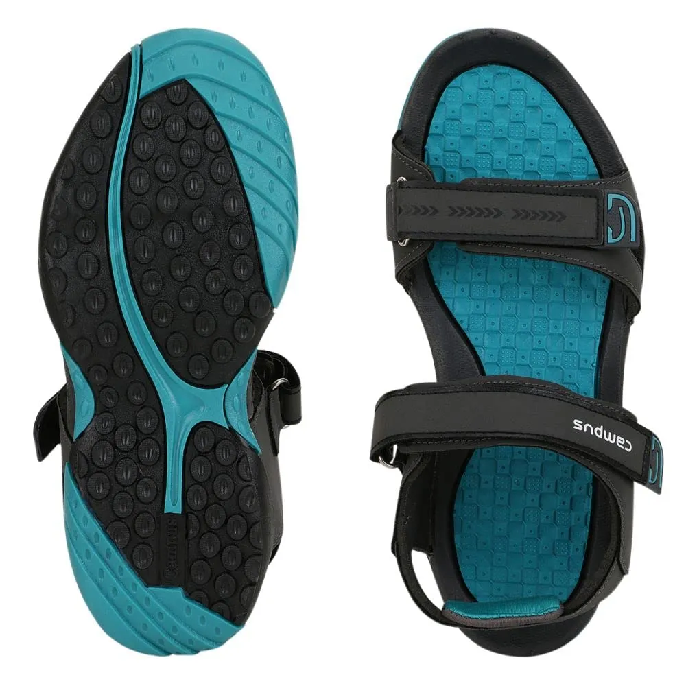 Campus Men's 2GC-18 D.Gry/T.BLU Sports Sandals - 9UK/2GC-18