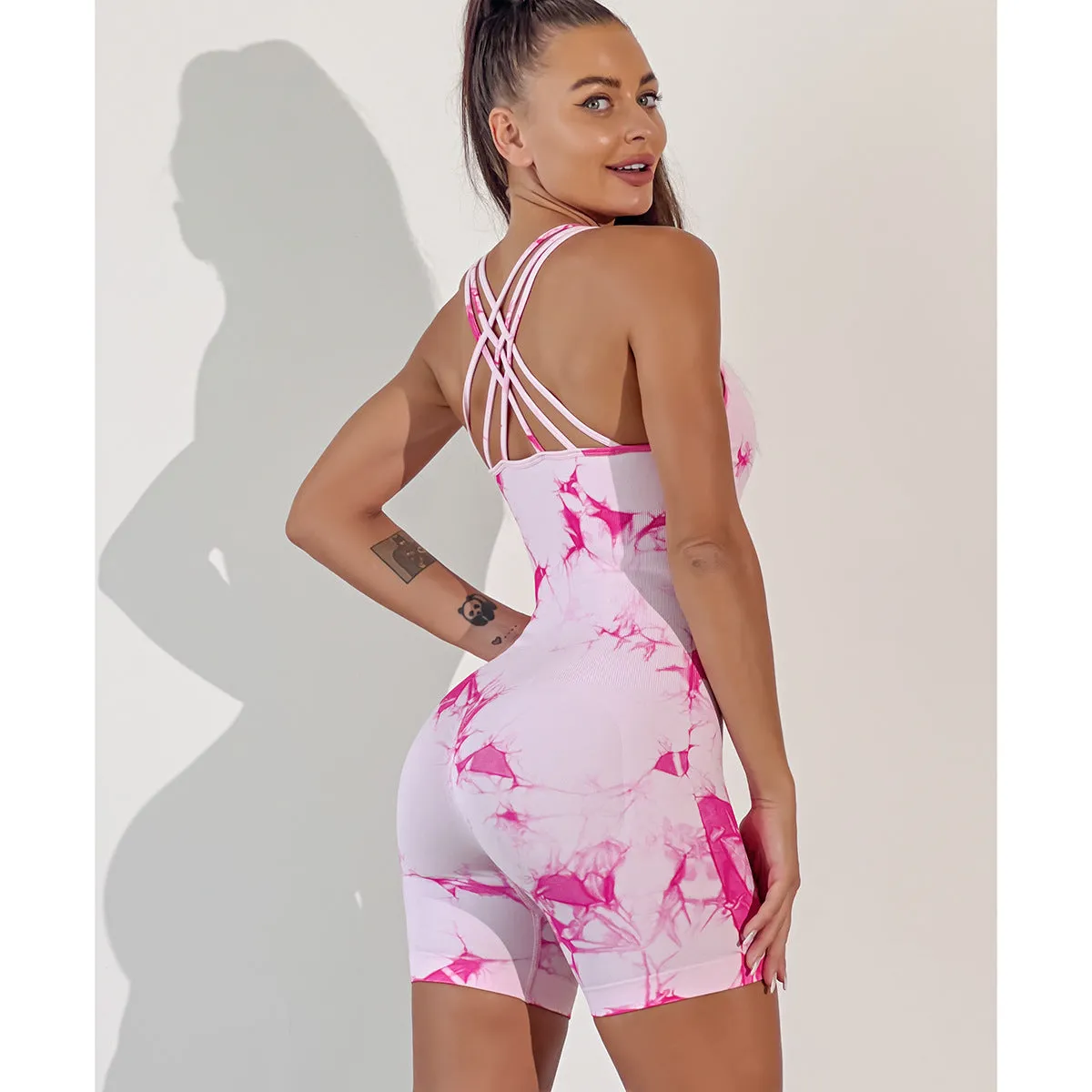 Caroline – Sports Exercise Strap Tights
