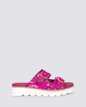 CHABLIS SLIDES MAGENTA METALLIC