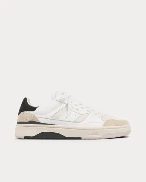 Clay Leather Off White / Dark Blue Low Top Sneakers