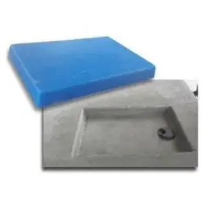 Concrete Mold, Rectangle Depression Insert