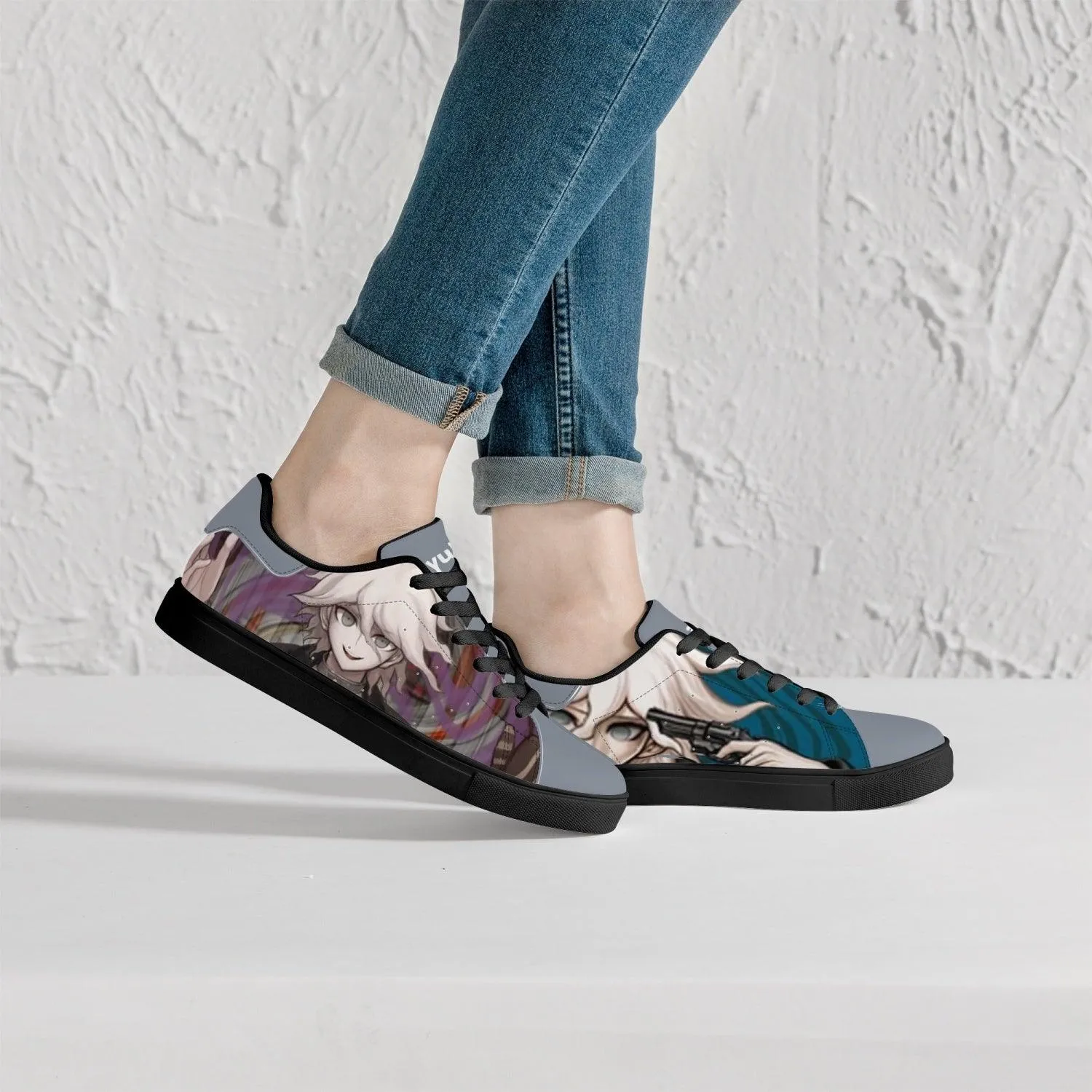 Danganronpa Nagito Komaeda Skate Anime Shoes