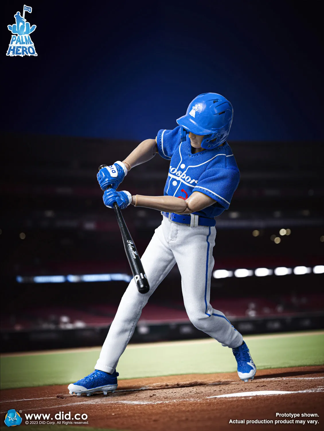 DID - 1/12 Palm Hero Simply Fun Series - The Blue Team Baseballer
