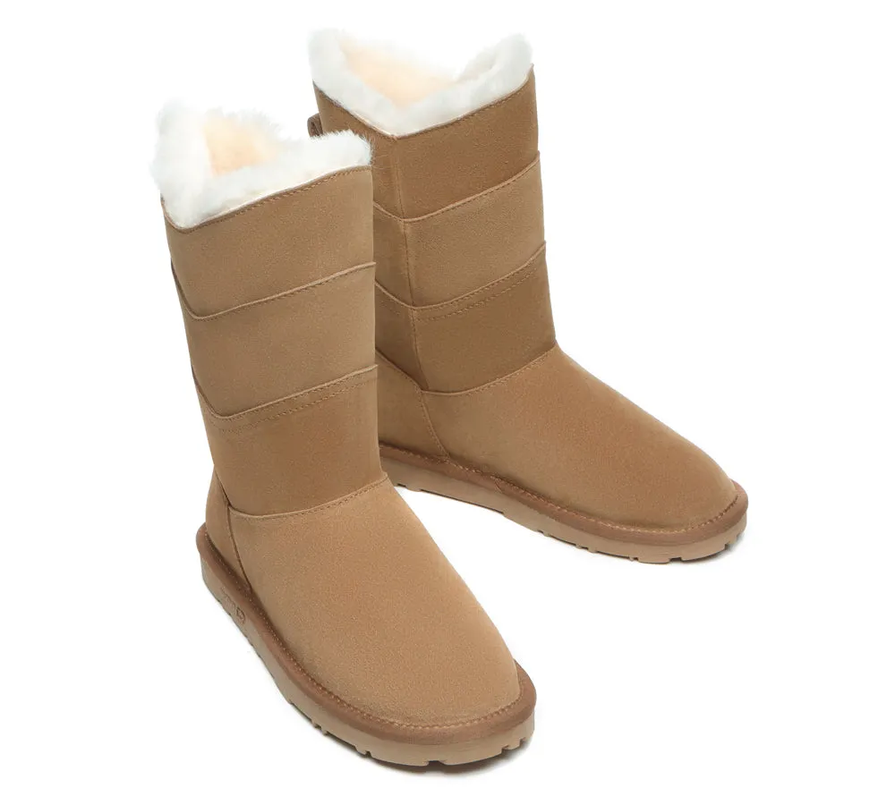 EVERAU® Premium Australian Sheepskin Tall Boots Women Swanston 3 Panel