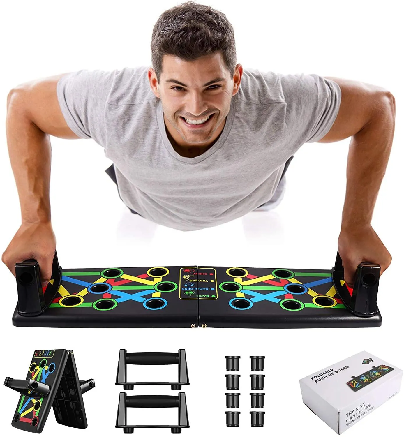 Folding 14 in 1 Push Up Board