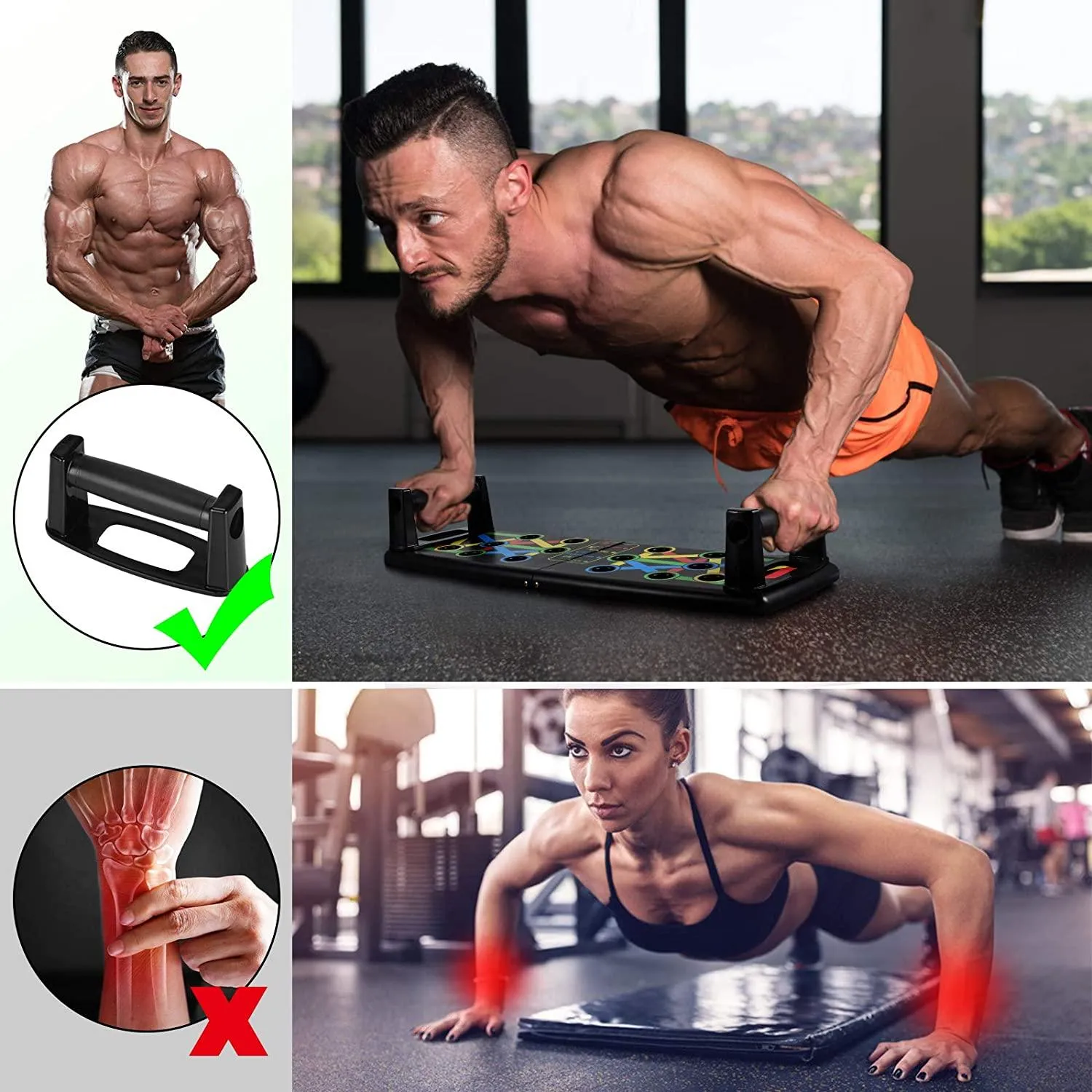 Folding 14 in 1 Push Up Board