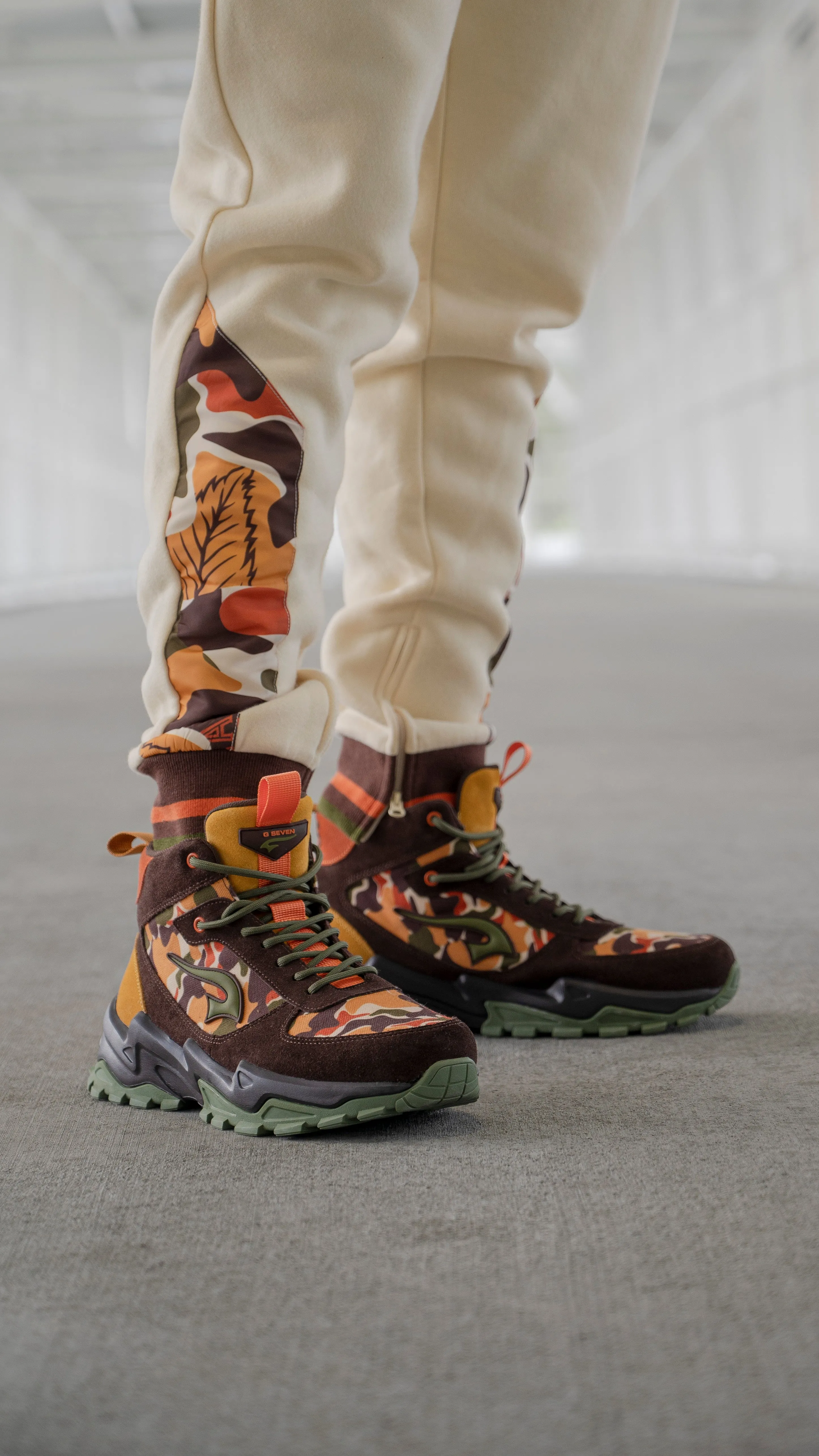 G7 x Blac Leaf Wendigo Camo Mid Top Boots