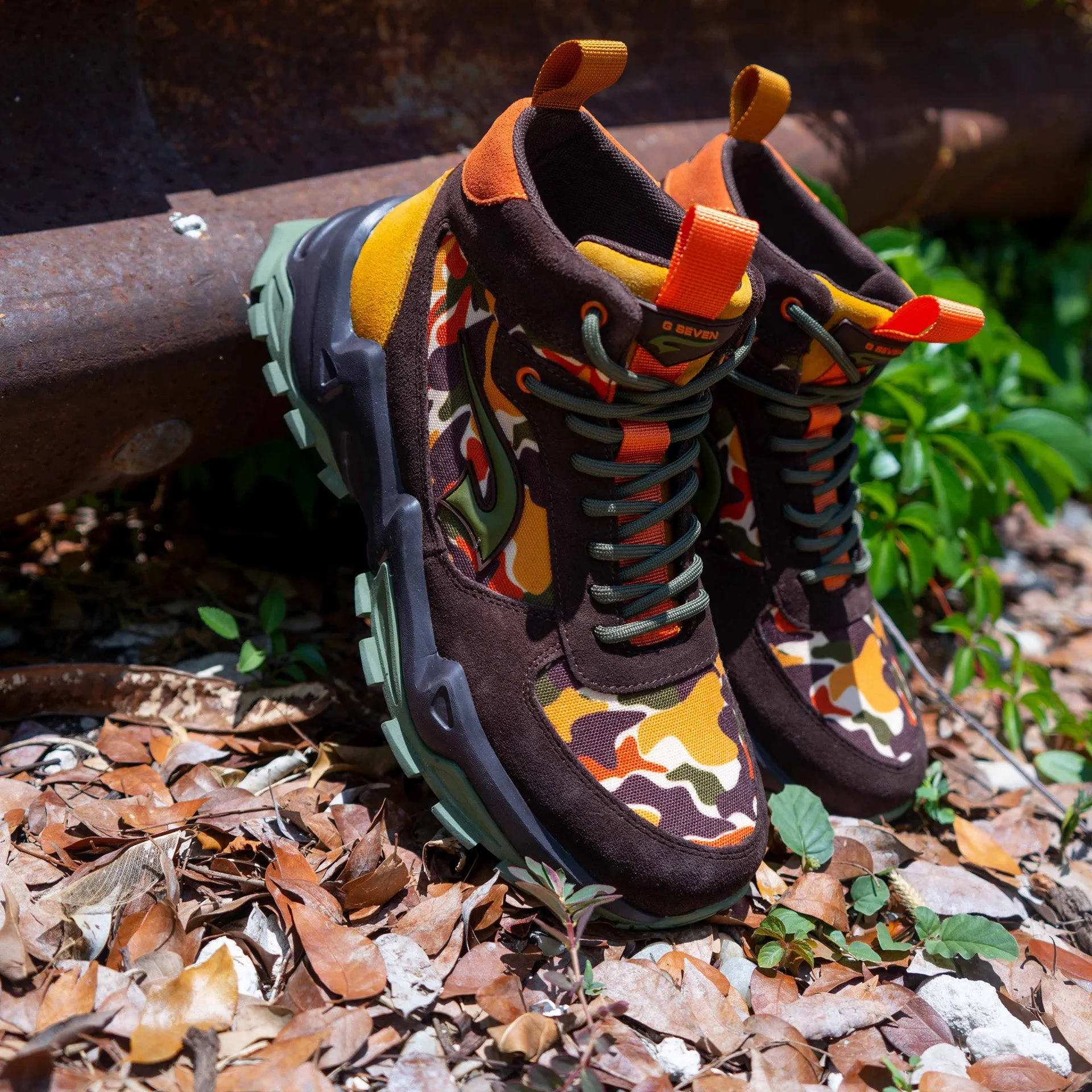 G7 x Blac Leaf Wendigo Camo Mid Top Boots