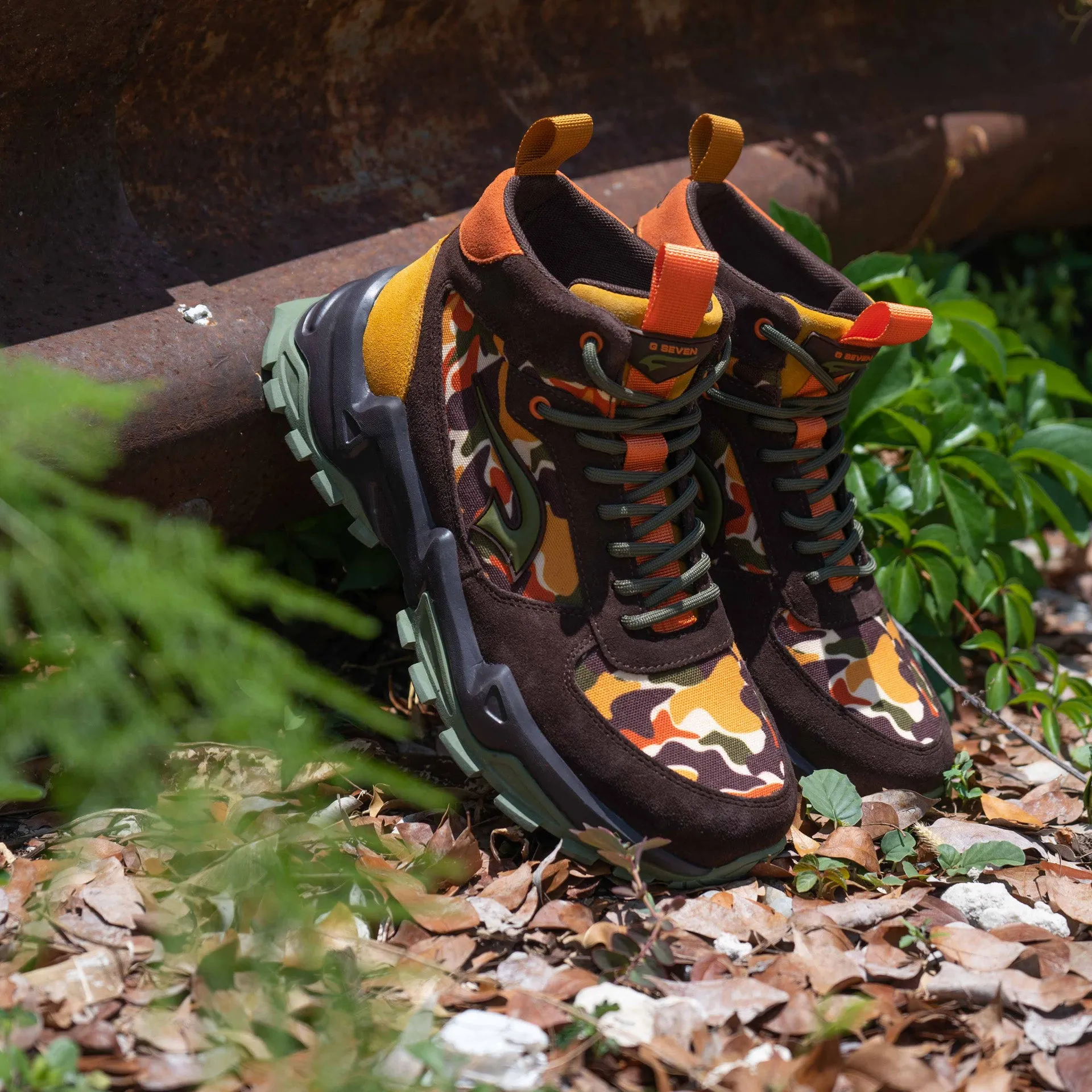 G7 x Blac Leaf Wendigo Camo Mid Top Boots