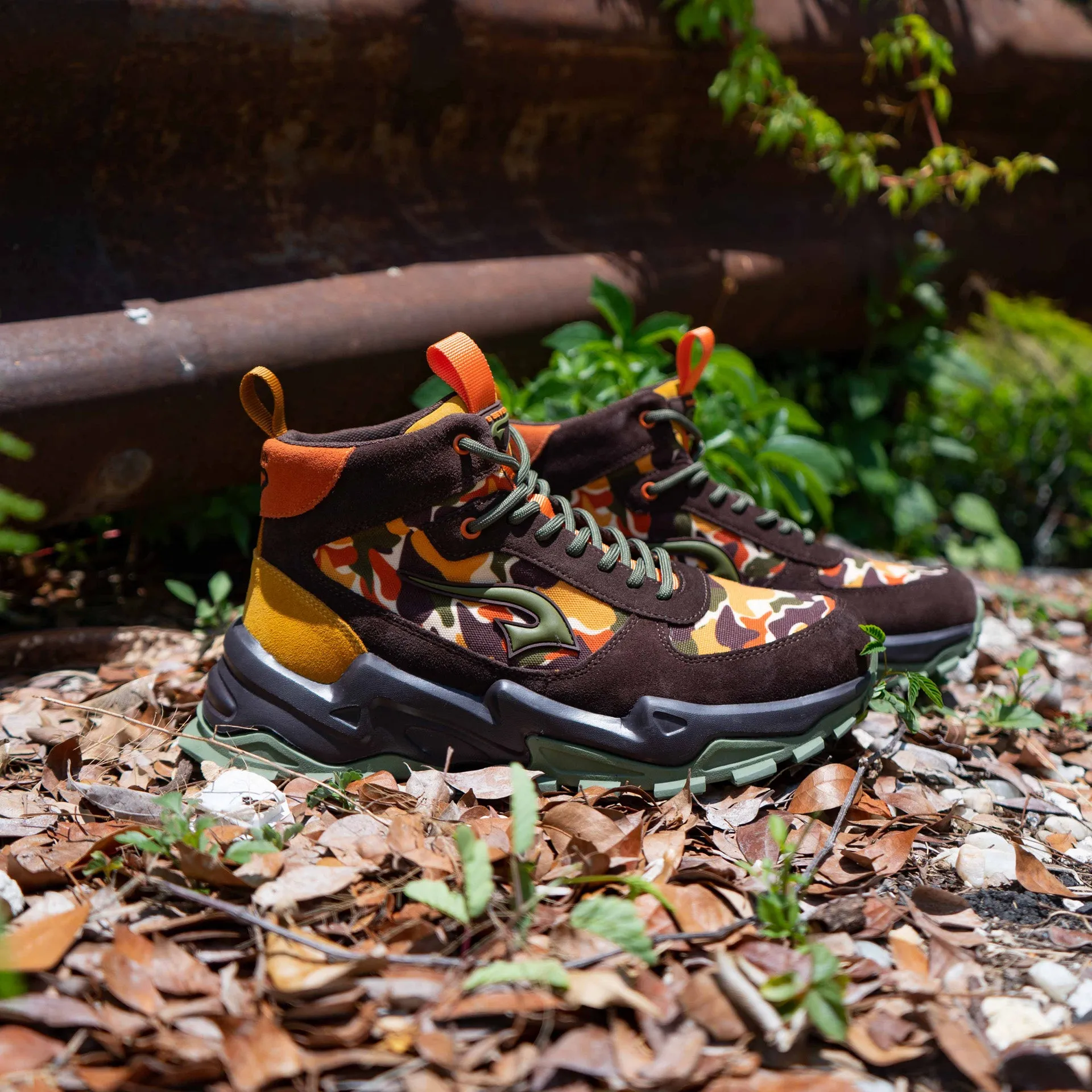 G7 x Blac Leaf Wendigo Camo Mid Top Boots