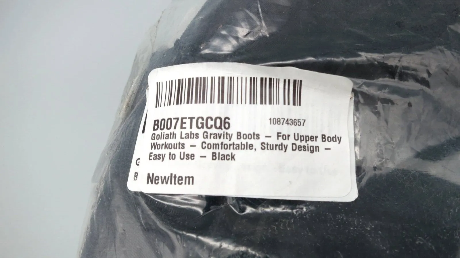 Goliath Labs Gravity Inversion Boots for Upper Body Workouts ‚ Comfortable, Sturdy Design ‚ Easy to Use ‚ Black
