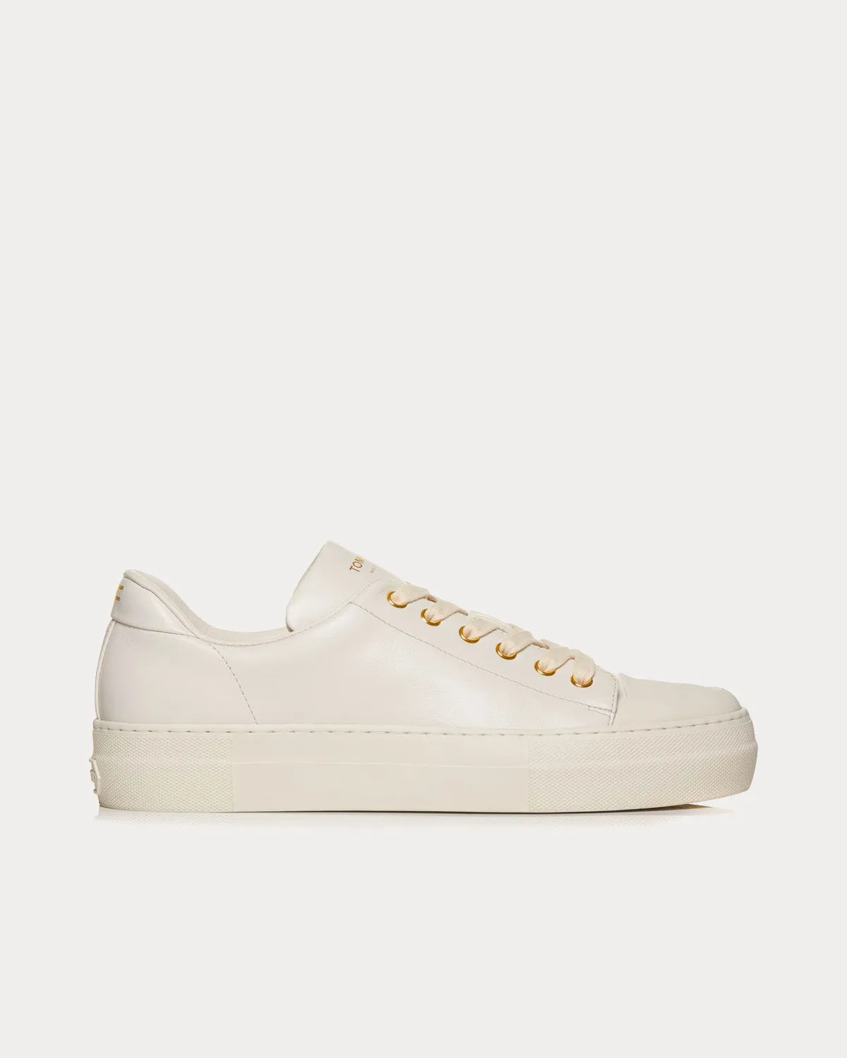 Grace Smooth Leather Chalk Low Top Sneakers
