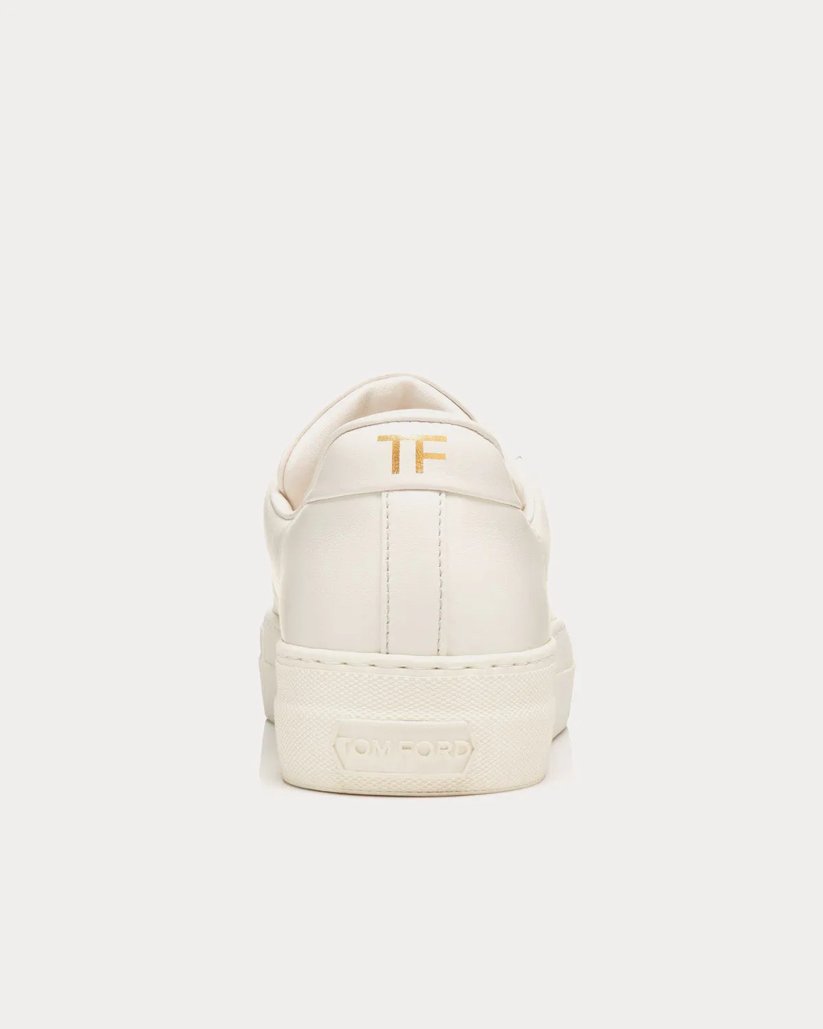 Grace Smooth Leather Chalk Low Top Sneakers