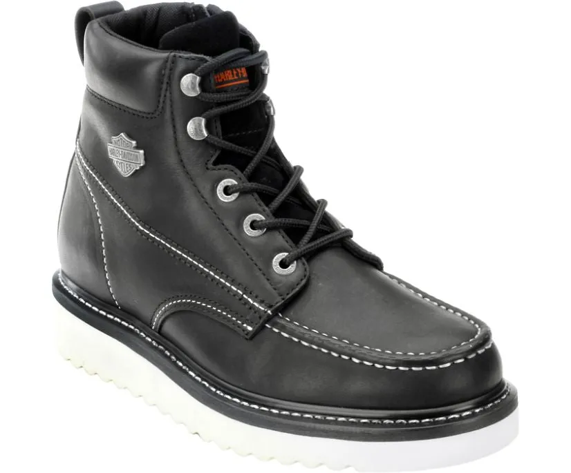 Harley-Davidson Men's Riding Leather Boots Beau | D93135 | Black