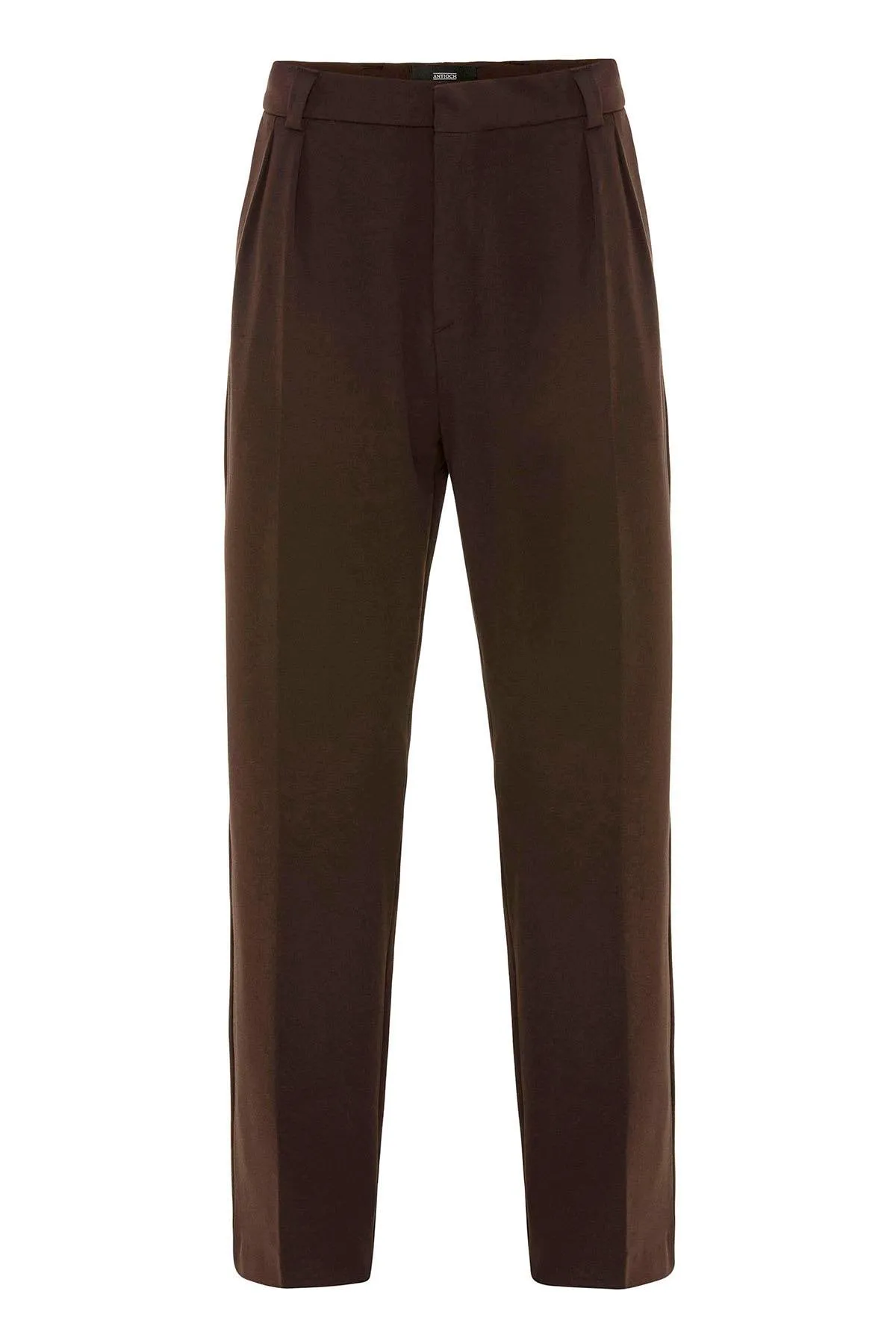 High Waist Pleated Relaxed Fit Baggy Men's Pants - Wessi