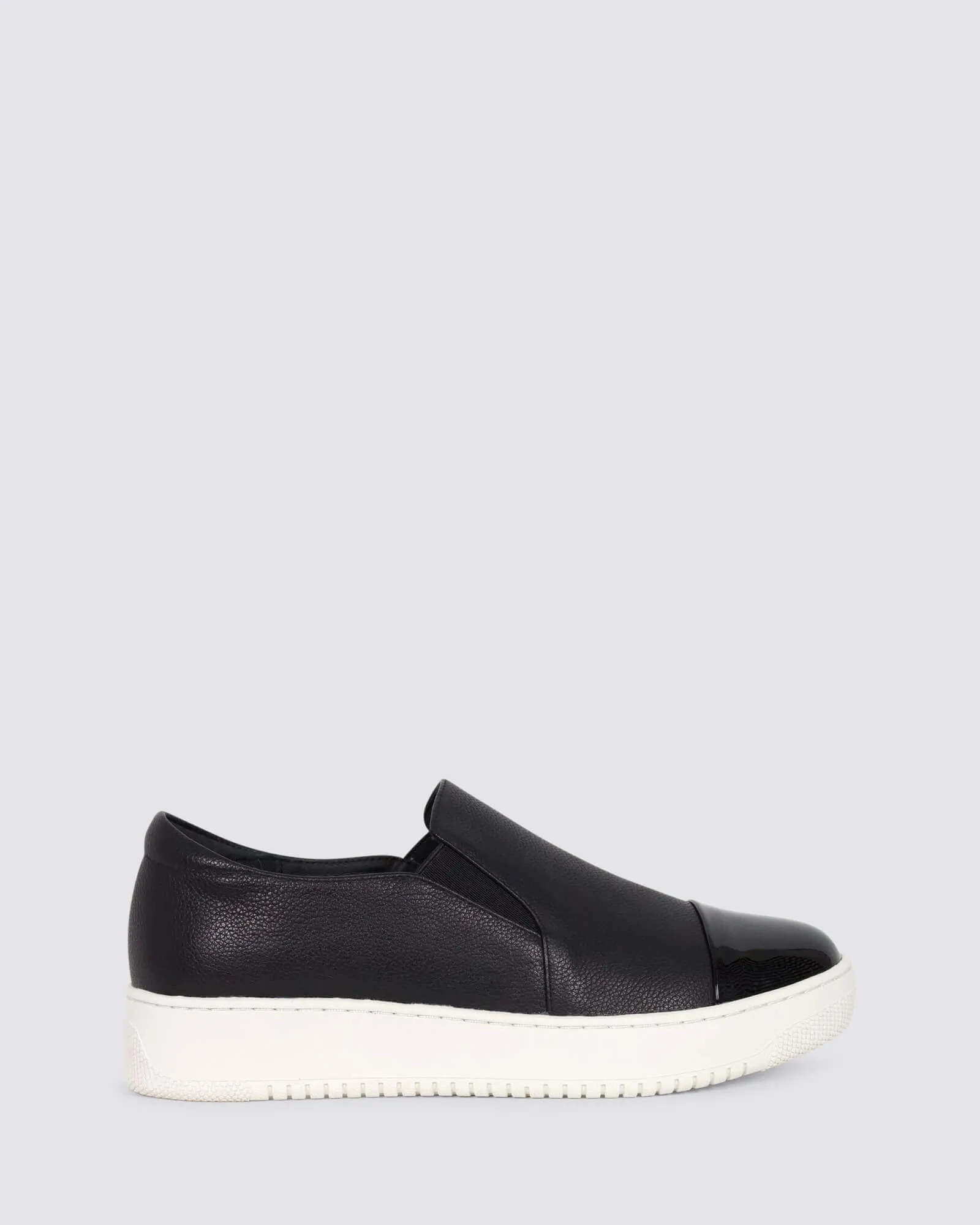 ICEPOPPY SNEAKERS BLACK LEATHER
