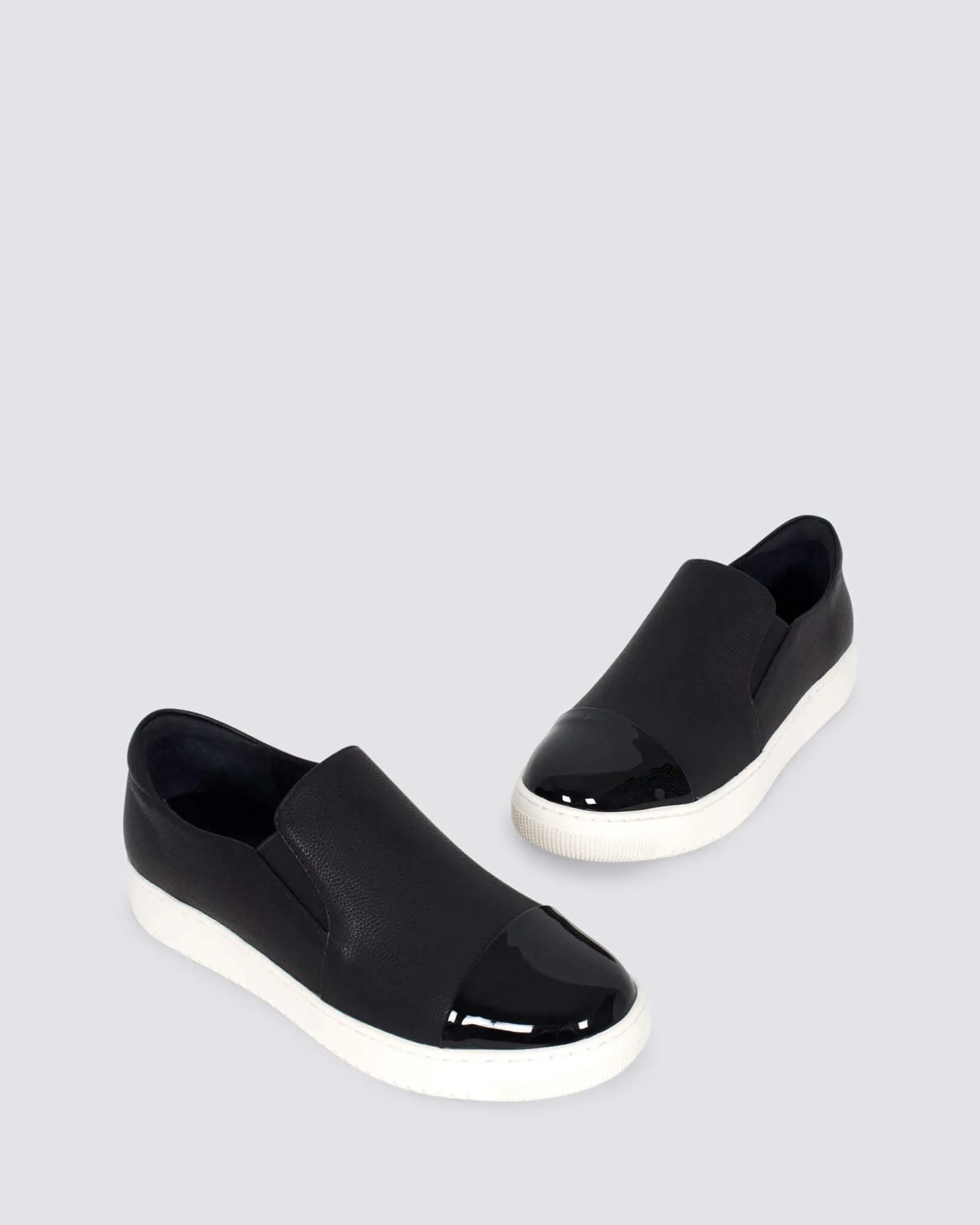ICEPOPPY SNEAKERS BLACK LEATHER