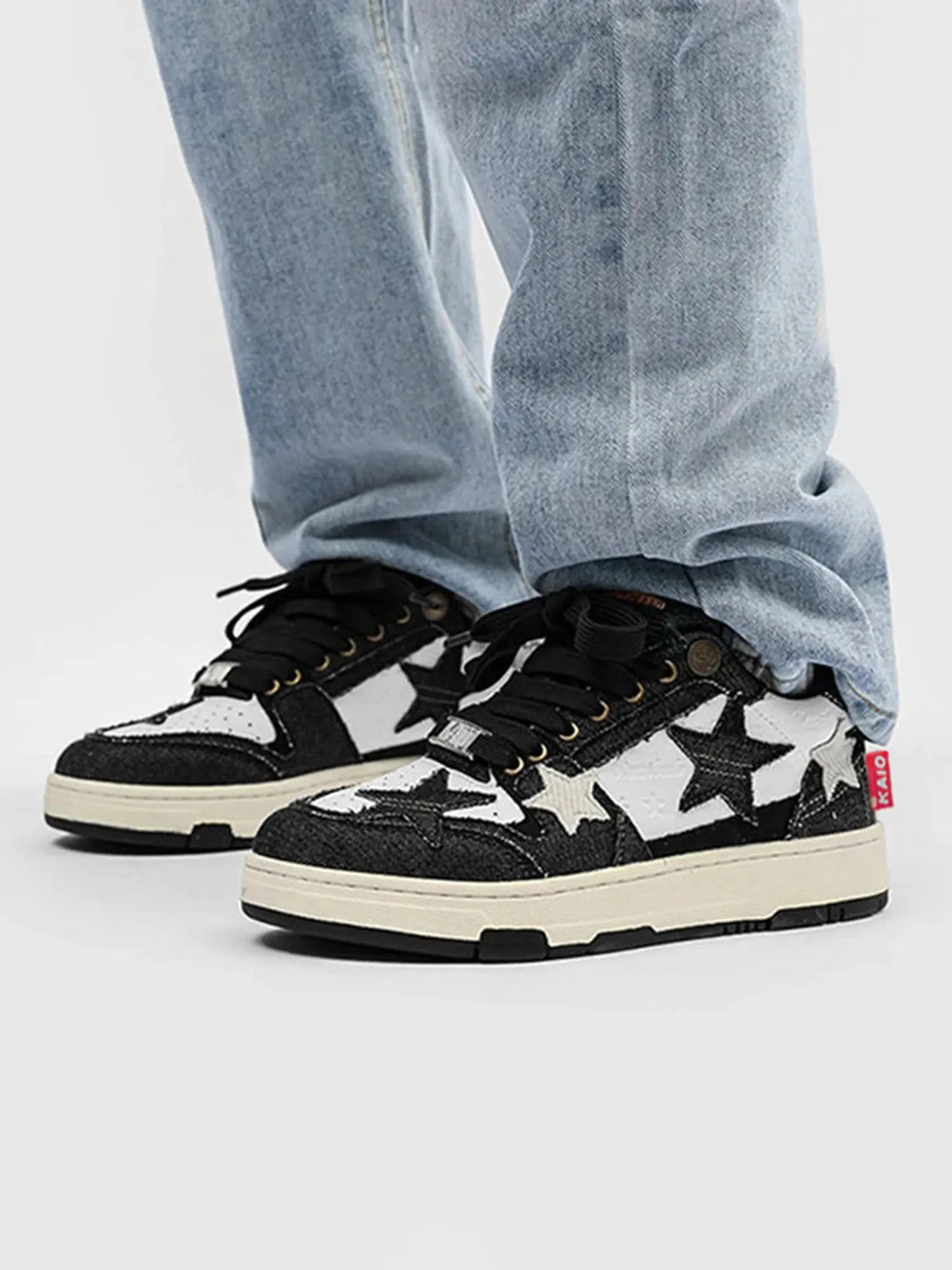 Kicksteria - Retro Star Elements Casual Board Shoes
