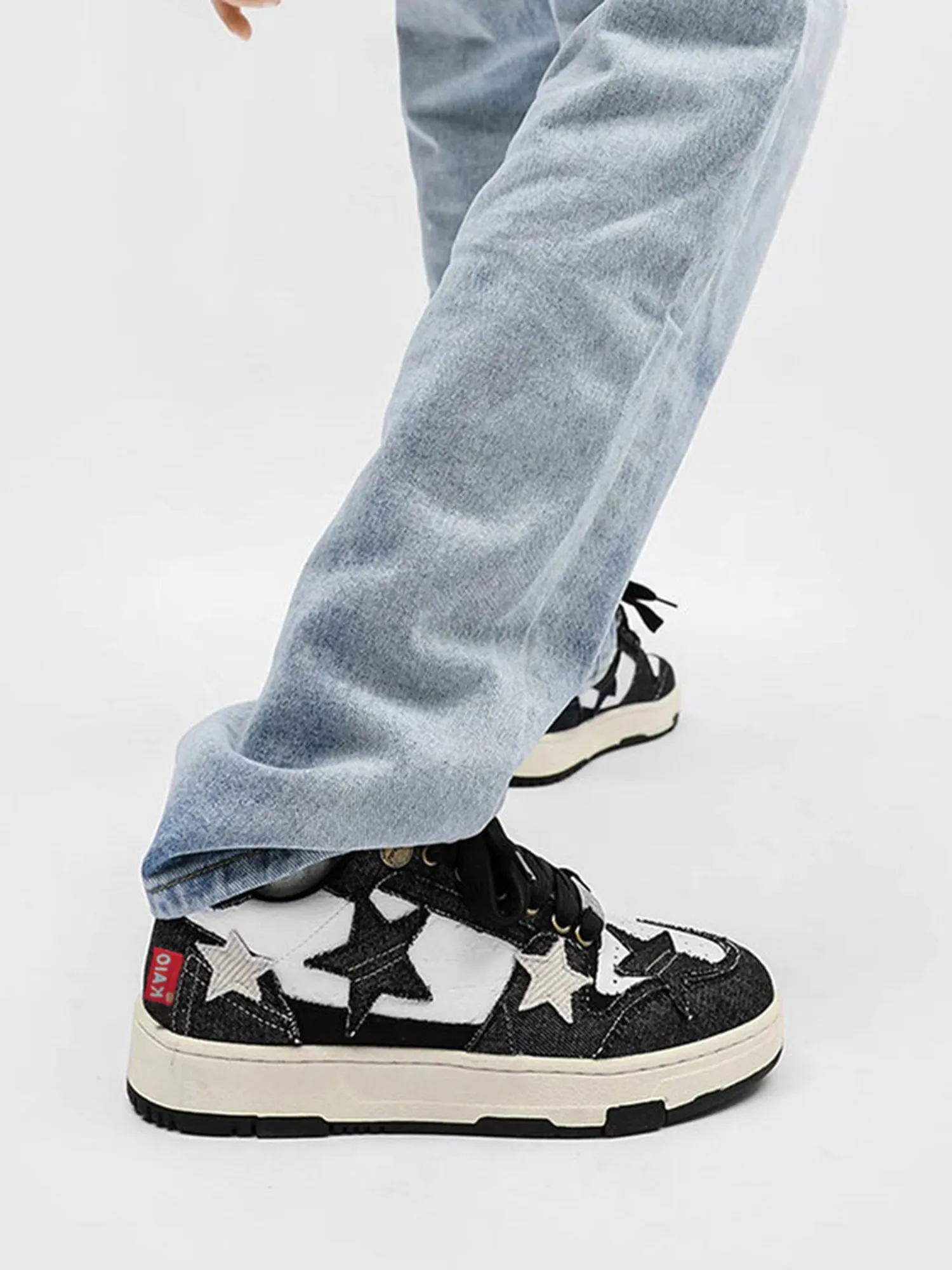 Kicksteria - Retro Star Elements Casual Board Shoes