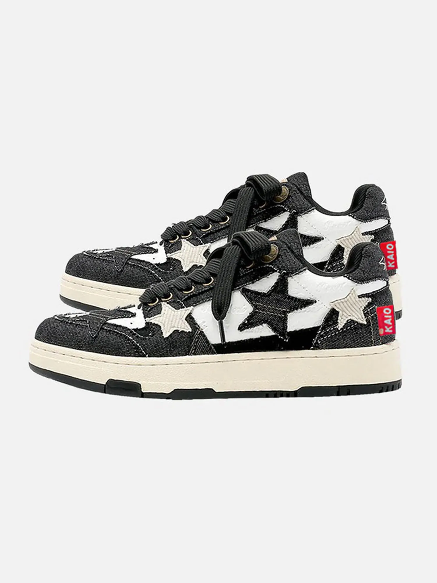 Kicksteria - Retro Star Elements Casual Board Shoes