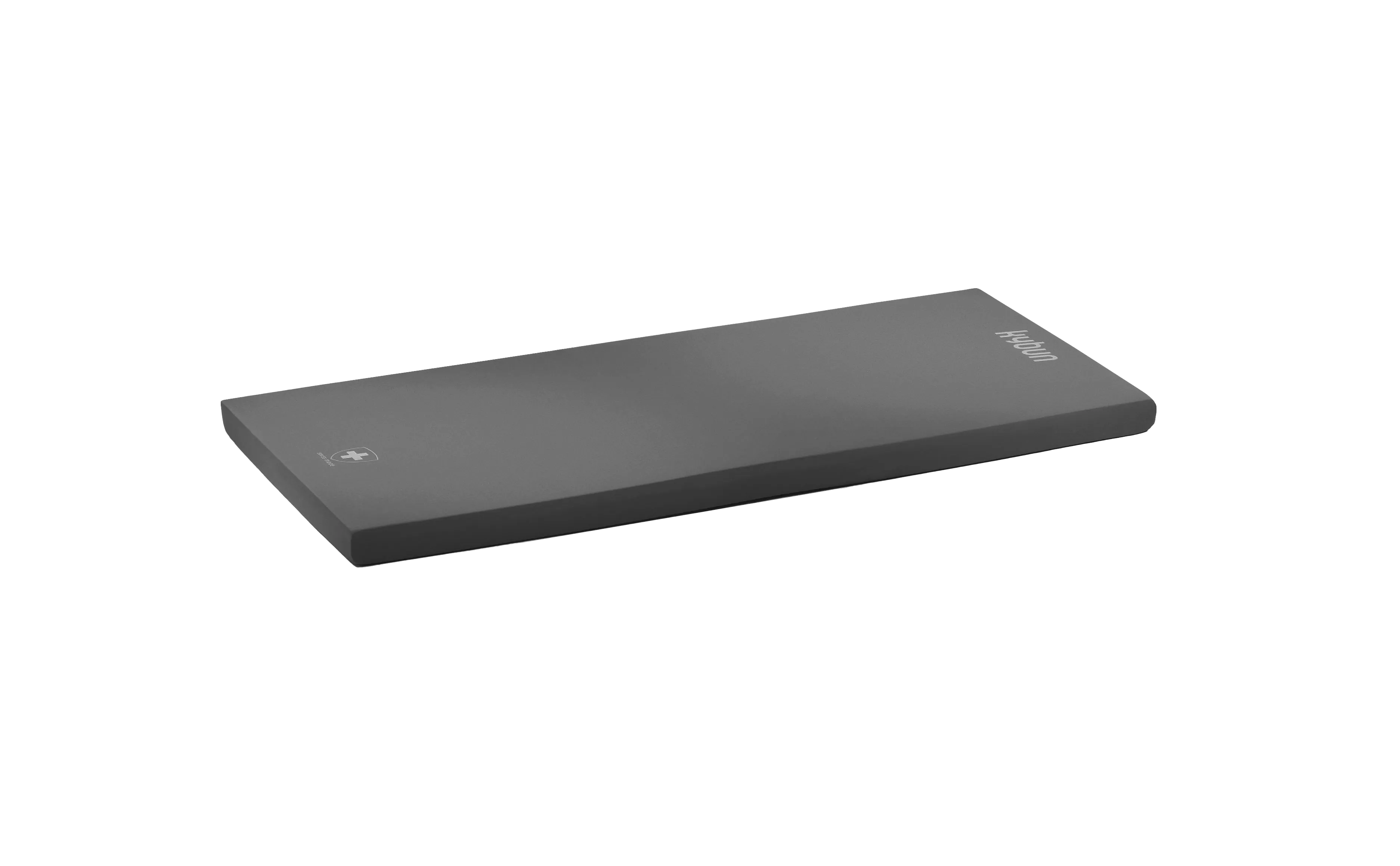 kybun Mat with Removable Fabric Cover Anthracite 96x46x4cm