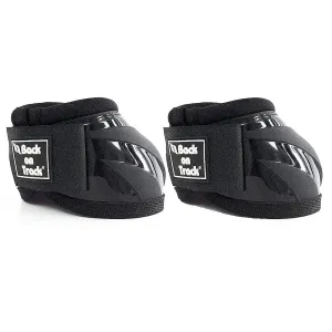 Lrg Back On Track Performance No Turn Exterior Protective Horse Bell Boots Black