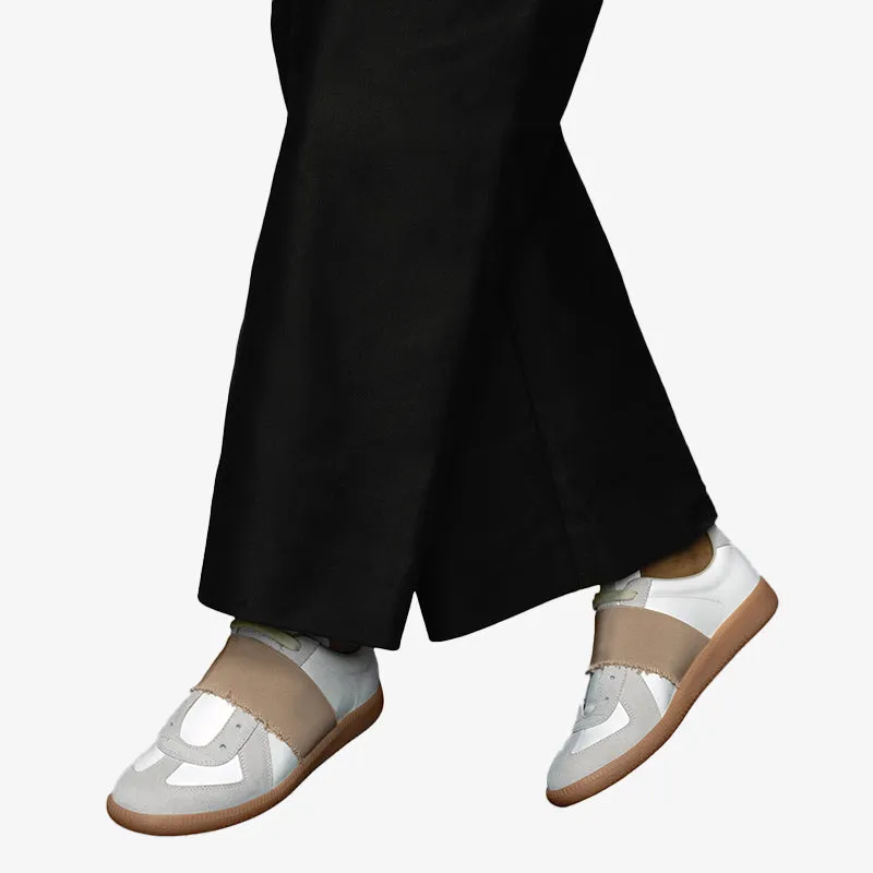 Luxe Calf Sneakers with Signature Details