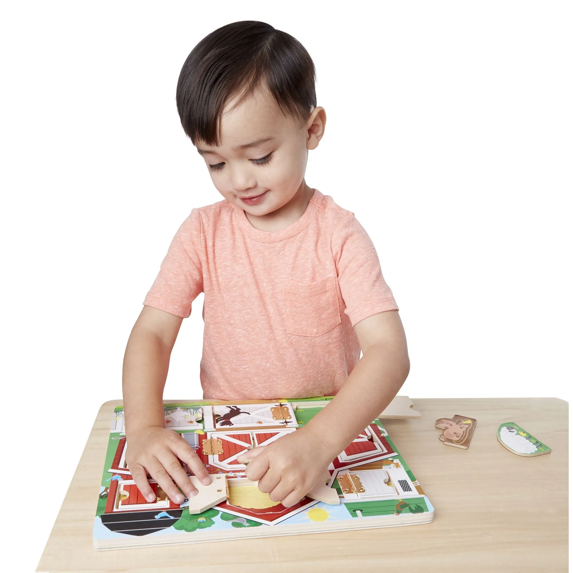 Magnetic Farm Hide & Seek Board