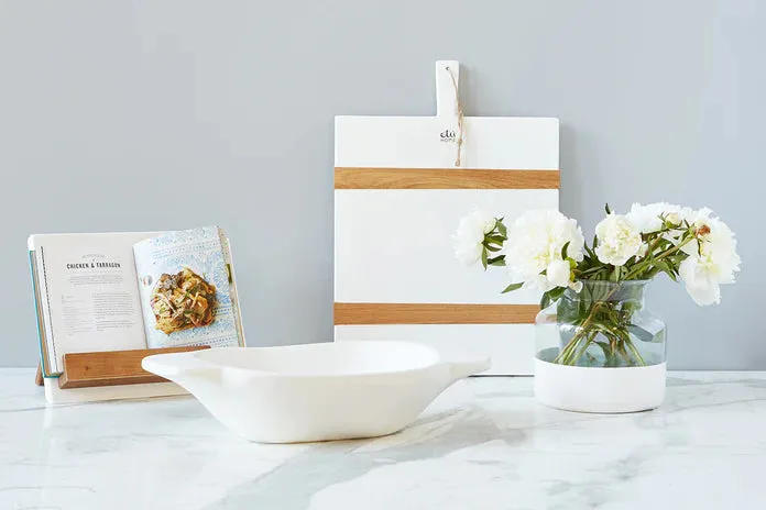 Medium White Rectangle Charcuterie Board