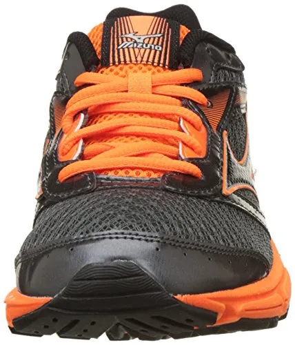 Mizuno Men R673B1 Wave Impetus 4 Black/Orange Running Shoes-6 UK/India (39 EU) (J1GC161309)