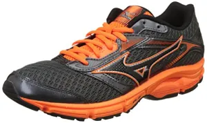 Mizuno Men R673B1 Wave Impetus 4 Black/Orange Running Shoes-6 UK/India (39 EU) (J1GC161309)