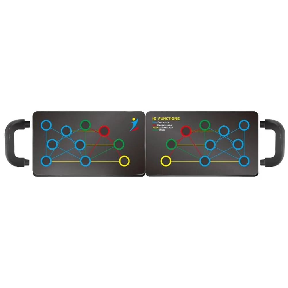 Multifunctional Foldable Bodybuilding Exercise Push-Up Board With Handle Tj-26 - Shop Now For Best Deals