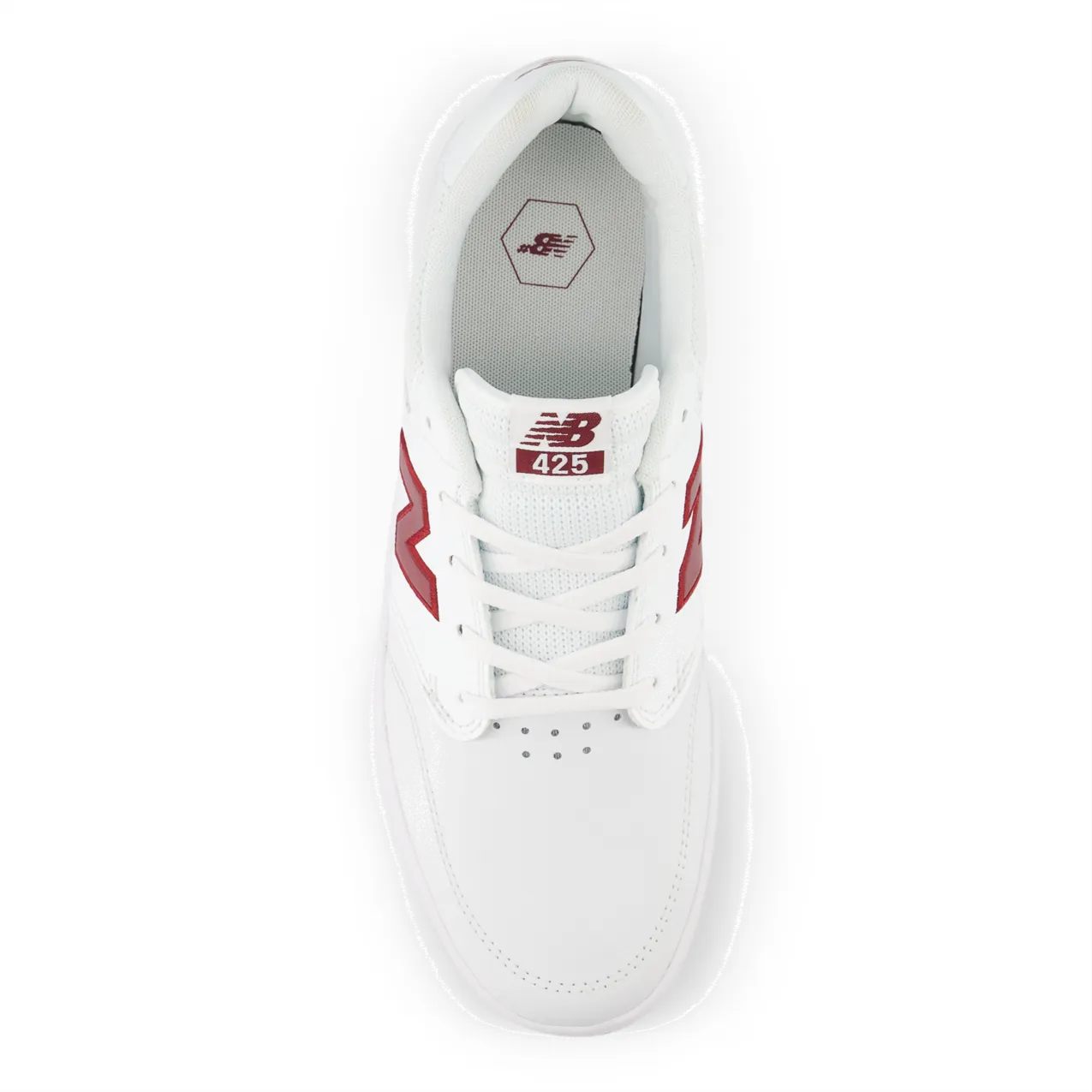 New Balance Numeric Men's 425 White Nb Burgundy Shoes