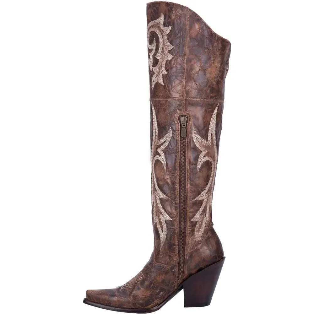 Oversized High-Heeled Thick High-Heeled Knight Boots