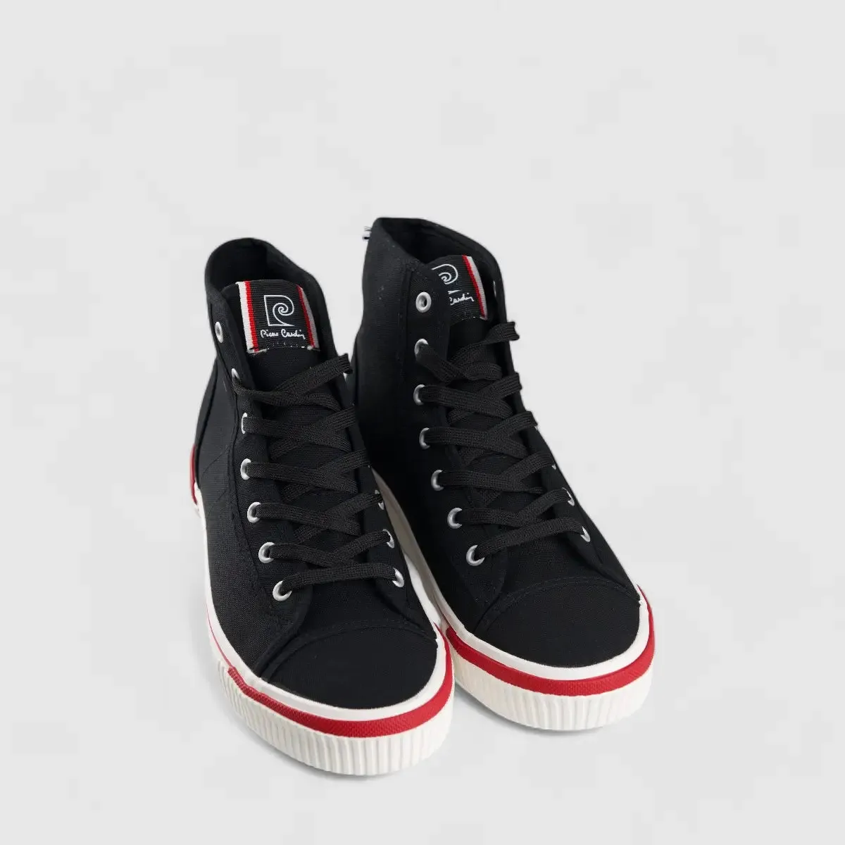 PC Casual Hi Top Sneaker Black/White 00694