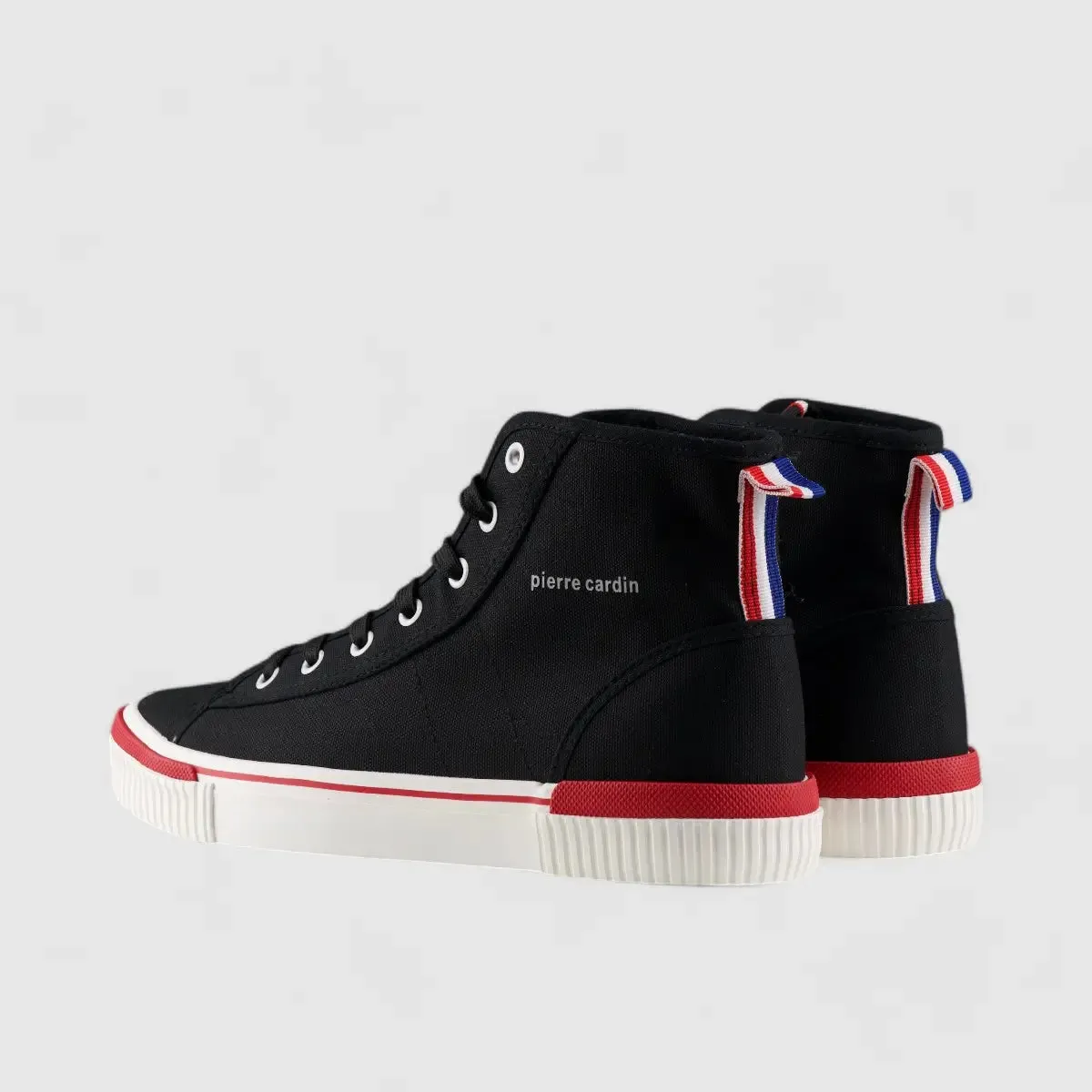 PC Casual Hi Top Sneaker Black/White 00694