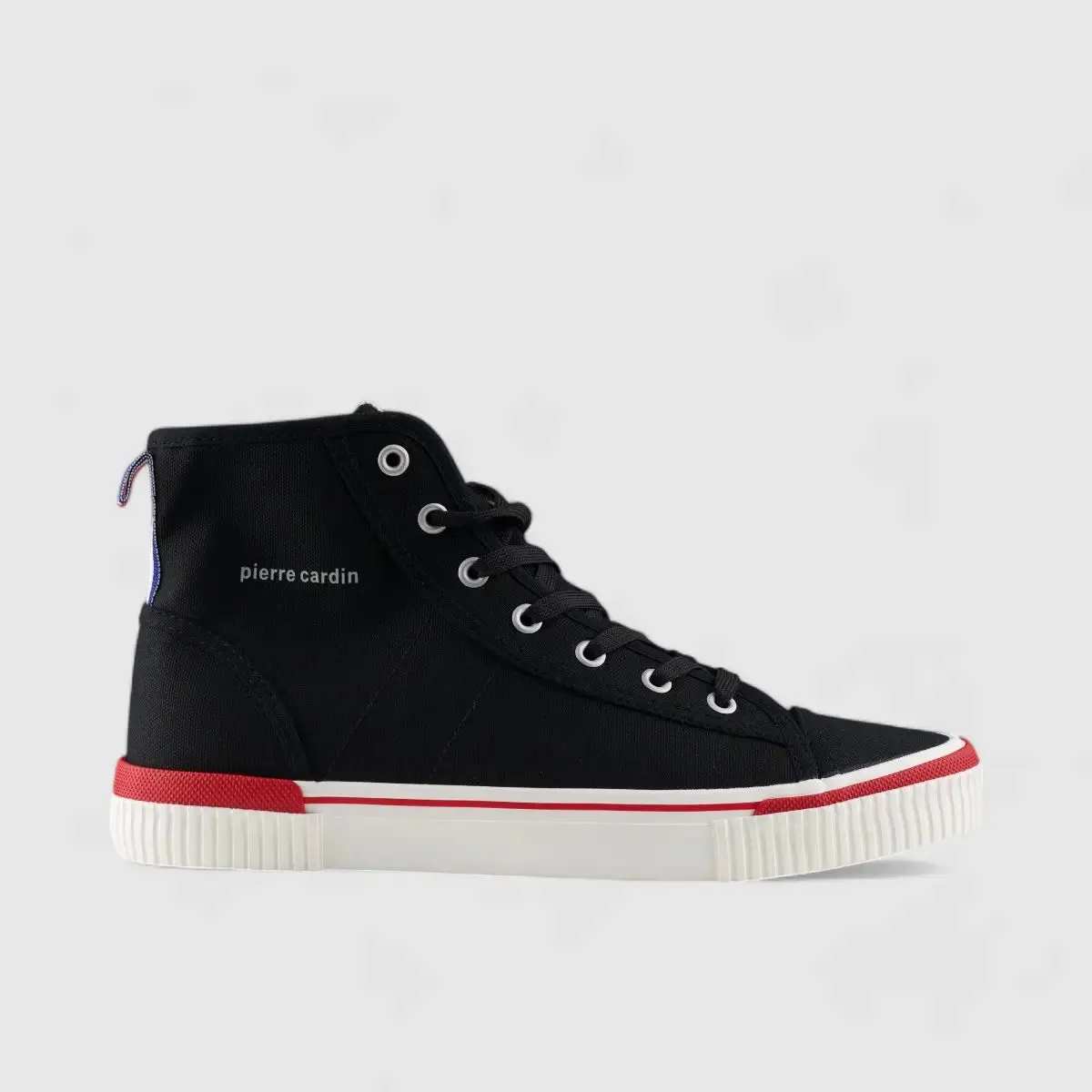 PC Casual Hi Top Sneaker Black/White 00694