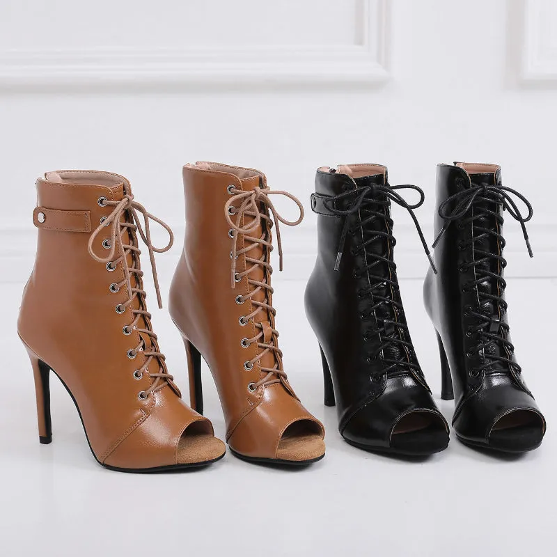 Perforated Dance-Inspired Cooling Boots