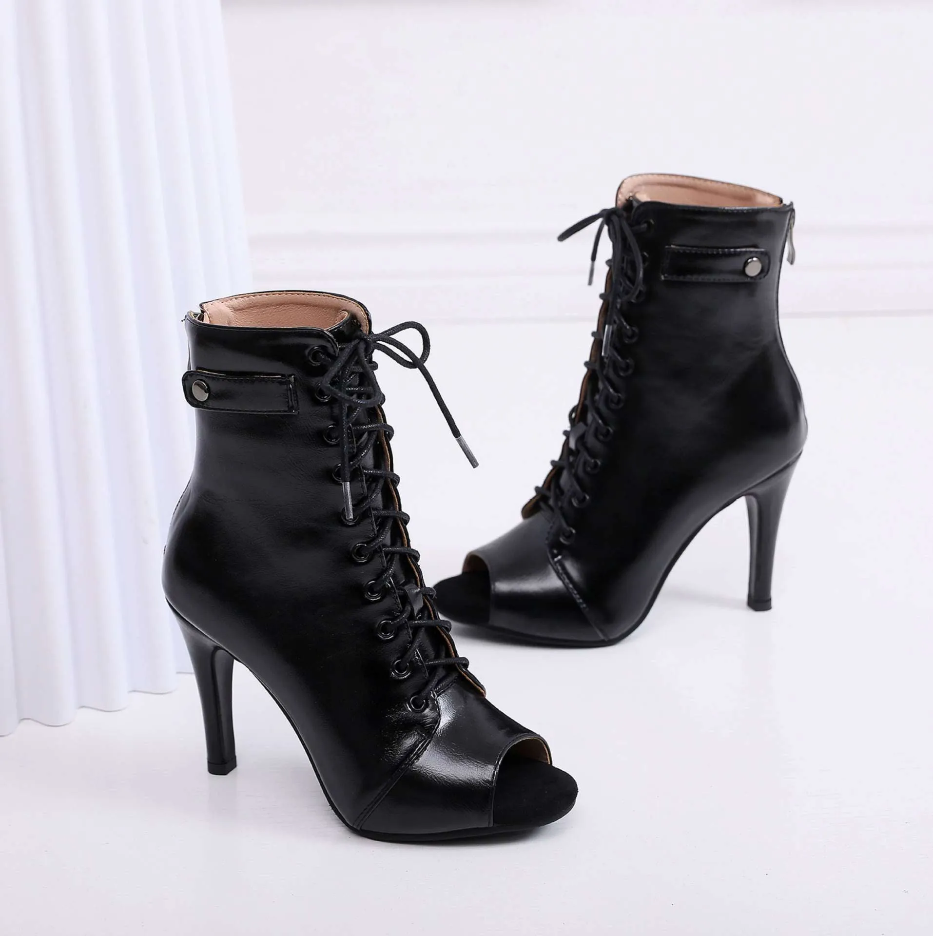 Perforated Dance-Inspired Cooling Boots