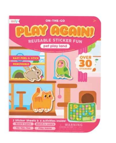 Play Again! Mini On-The-Go Activity Kit - Pet Play Land